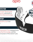 OPRO Instant Custom Fit Mouthguard - Black
