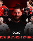 OPRO Gold Red Mouth Guard - For Braces