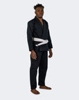 Black Classic Kimono BJJ Gi - FREE WHITE BELT