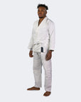 White Classic Kimono BJJ Gi - FREE WHITE BELT
