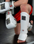 CRNR HWD Shin Guards - White