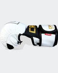 MMA Sparring Gloves | White & Gold