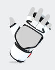 MMA Sparring Gloves | White & Gold