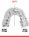 OPRO Gold Red Mouth Guard - For Braces