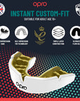 OPRO Instant Custom Fit Mouthguard - Clear