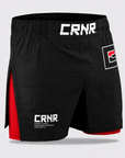 Side Split Cross Trainer Fight Shorts - Red