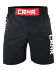 Svart MMA shorts fra combat corner norge