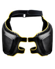 lårputer /thigh pads fra combat corner norge i svart og gul