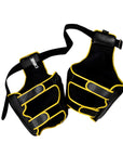 kroppsbeskytter og lårputer 7 Thigh pads i svart og gull