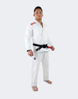 hvit v6 bjj gi fra combat corner norge