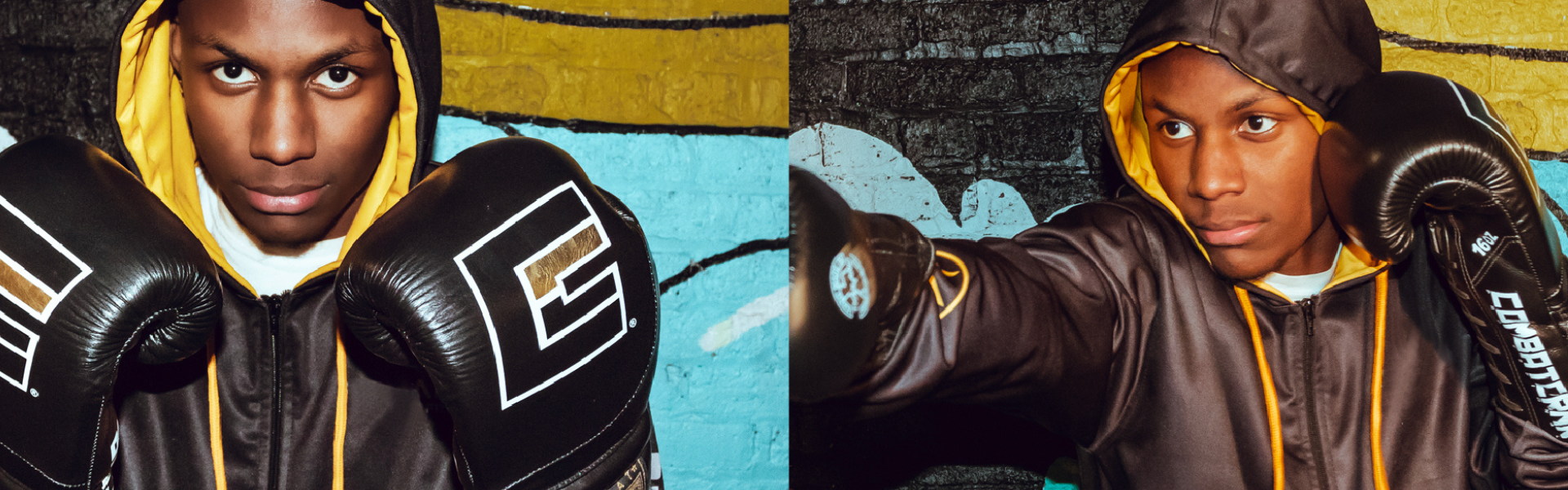 Boksehansker m lisser