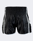 Svart / Hvit CRNR Muay Thai Shorts