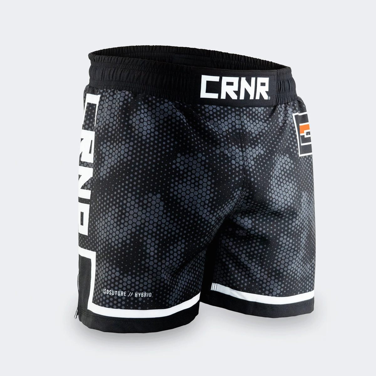 ISOSUTURE Hybrid Fight Shorts – Black