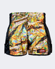 Gold Crush Jumbo Muay Thai Shorts