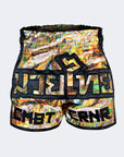 Gold Crush Jumbo Muay Thai Shorts