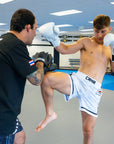 ISOSUTURE Hybrid Fight Shorts - Hvit