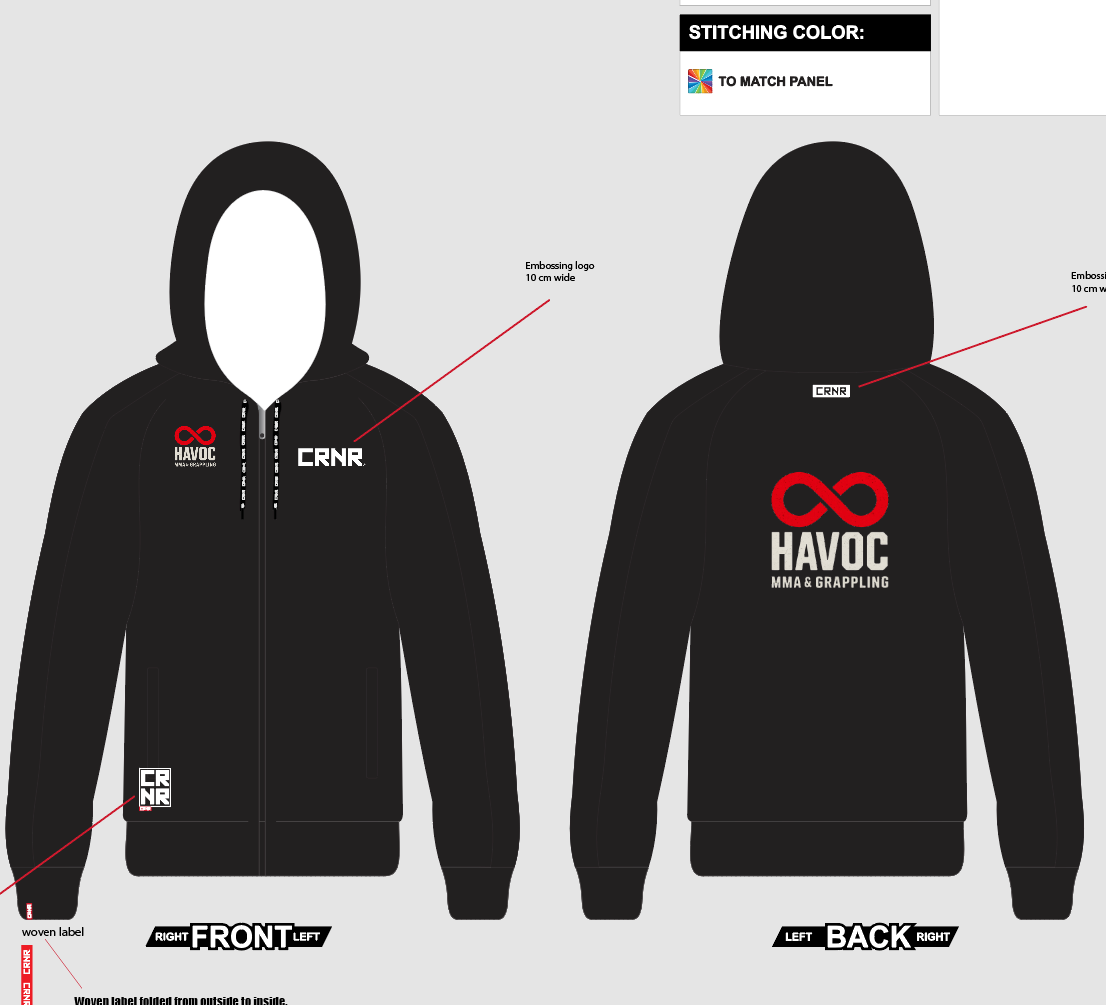 Custom - CRNR Tracksuit Hoody - Havoc