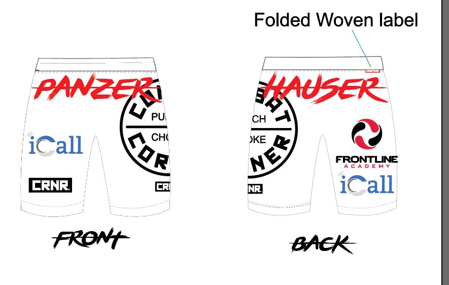 Custom Supreme Vale Tudo Shorts - Hauser