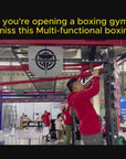 CRNR Liftable Boxing Ring with Integrated Heavy Bag System