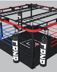CRNR Liftable Boxing Ring with Integrated Heavy Bag System