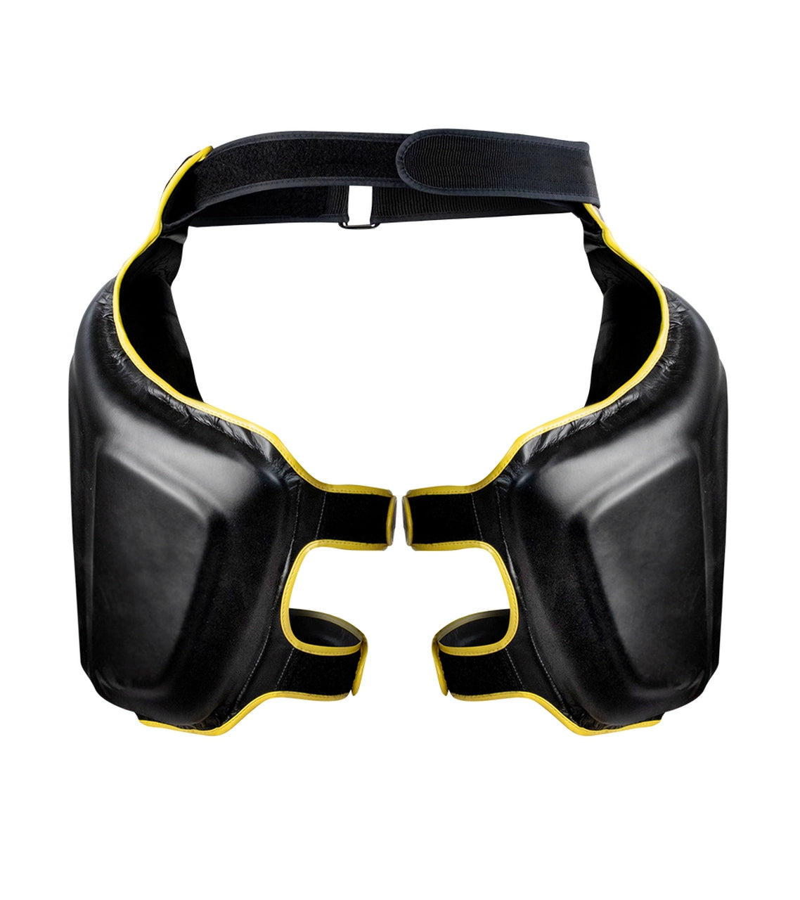 lårputer /thigh pads fra combat corner norge i svart og gul 